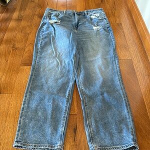 American Eagle Stretch Mom Straight Jean